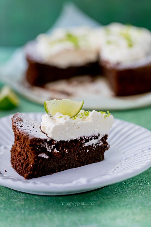 Chocolate Coconut Lime Tart - Honest Darling