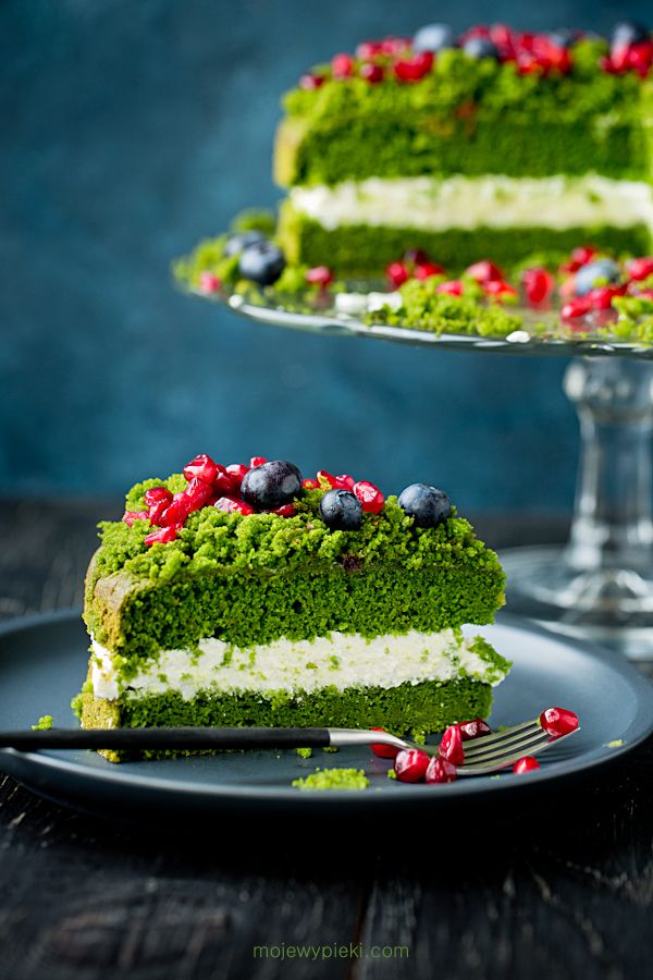 Forest moss cake