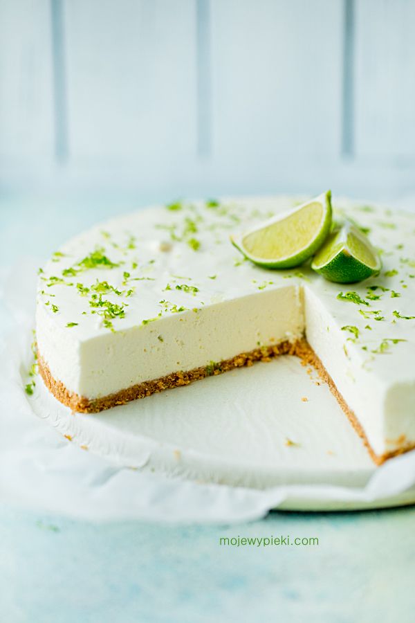 Lime cheesecake