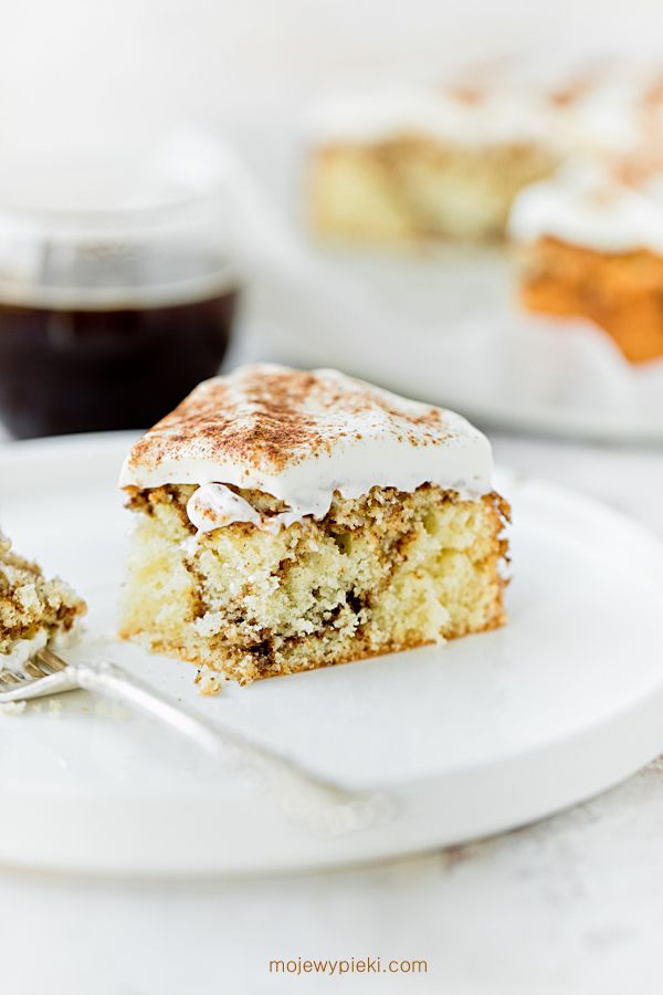 Cinnamon Cake With Cream Cheese Frosting Moje Wypieki