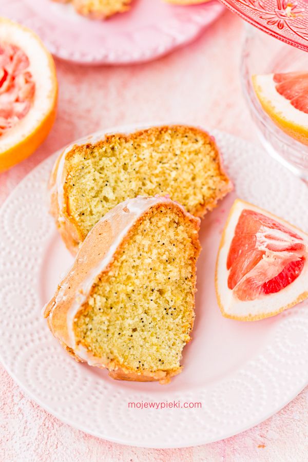 Grapefruit bundt cake Moje Wypieki
