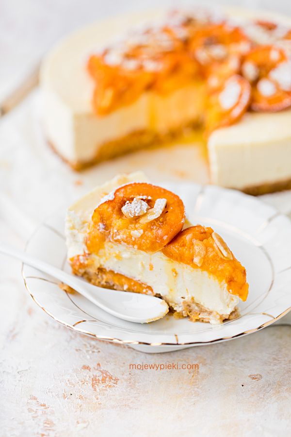 Sernik_z_pieczonymi_morelami_i_Amaretto_3 Sernik z pieczonymi morelami i Amaretto