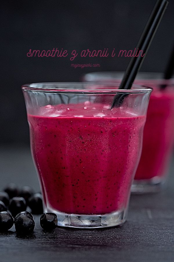 Smoothie_z_aronii_i_malin Smoothie z aronii i malin