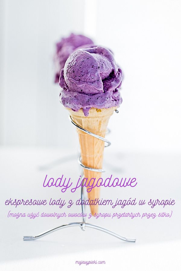 Szybkie_lody_jagodowe_z_jagód_w_syropie_1 Lody owocowe z dodatkiem owoców w syropie