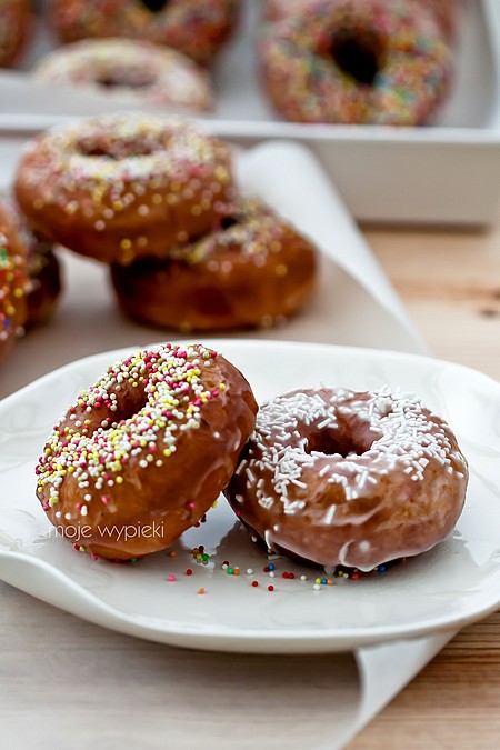 Amerykanskie Doughnuts Paczki Z Dziurka Moje Wypieki