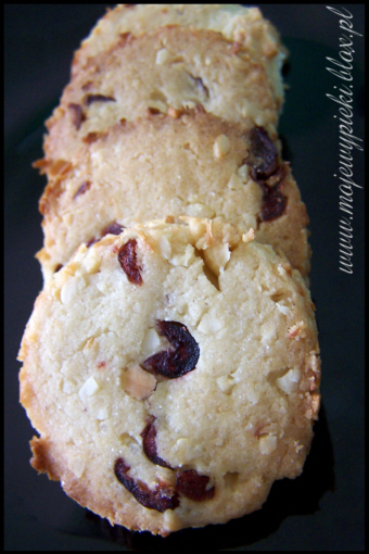 Kruche ciastka Cranberry Noel