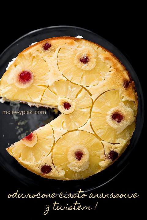 odwrócone_ciasto_ananasowe_1 Pineapple upside-down cake