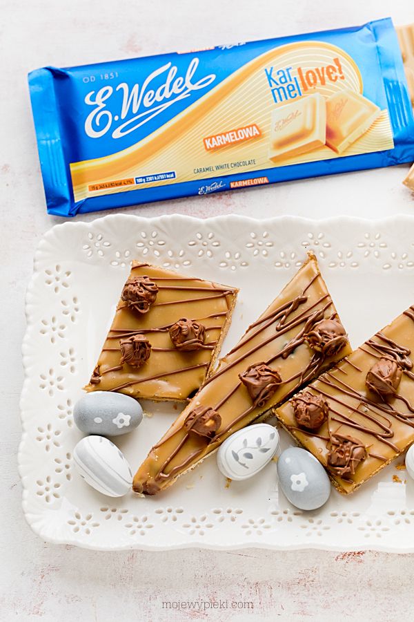 Mazurek wielkanocny z czekoladą Mazurek wielkanocny z czekoladą