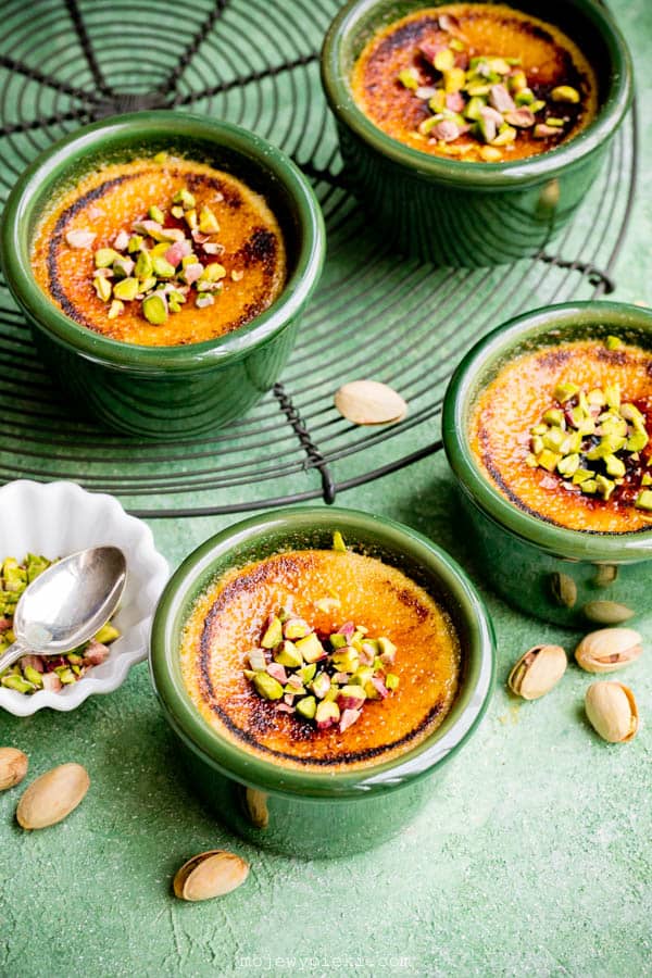Pistacjowe Creme Brulee Moje Wypieki